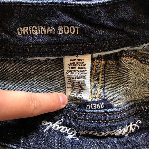 American Eagle Original Boot Stretch Jeans, Size 4 Short - Picture 6 of 10